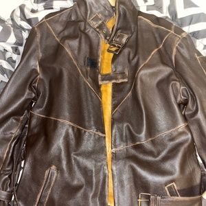 WATCHDOGS Aiden Pearce Genuine Leather Coat